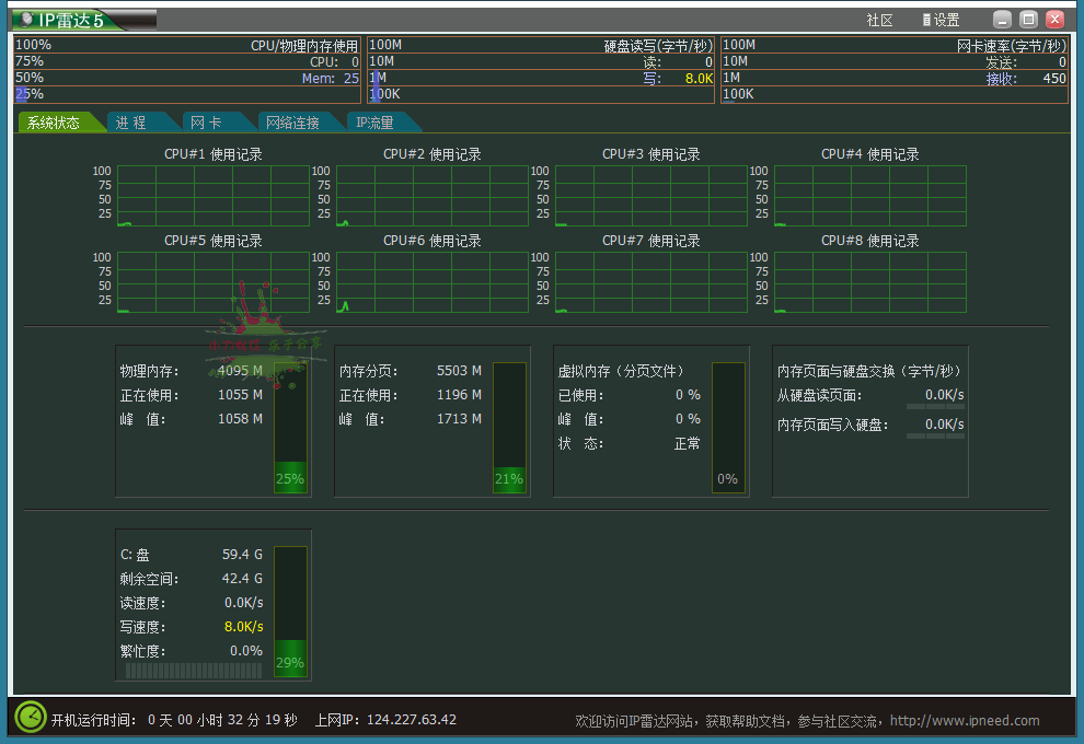 IP雷达监控软件v5.3.0绿色版 - 吾爱软件库