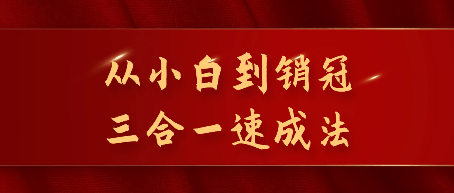 从小白到销冠三合一速成法 - 吾爱软件库